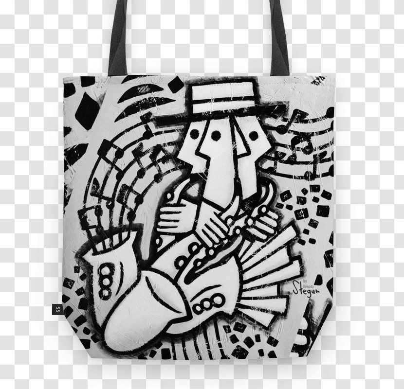 Tote Bag Handbag Art Studio - Black And White Transparent PNG