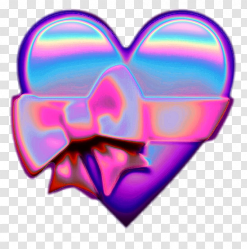 Love Heart Emoji - Pink - Symbol Magenta Transparent PNG