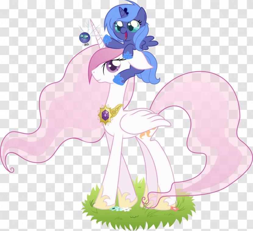 Princess Luna Celestia Pony Applejack Rarity - Cartoon - Magic Transparent PNG