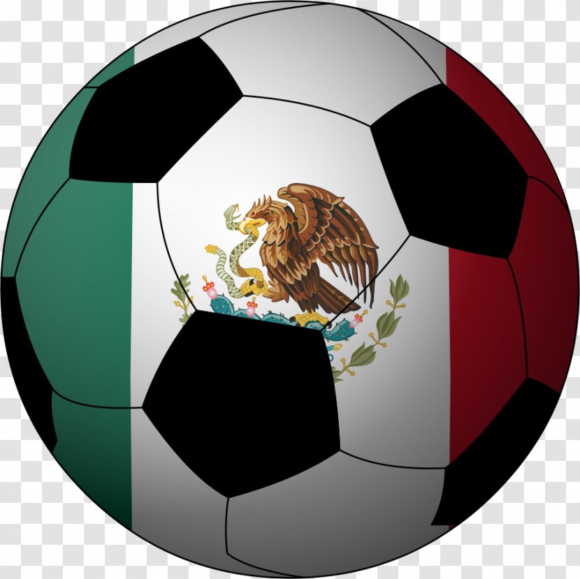Flag Of Mexico National Football Team Coat Arms - Brazil Transparent PNG