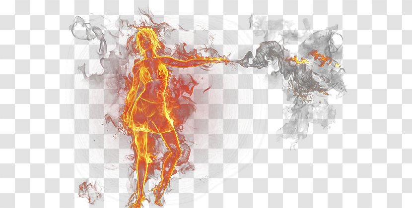 Flame Combustion Explosion Illustration - Heart - Fire People Transparent PNG