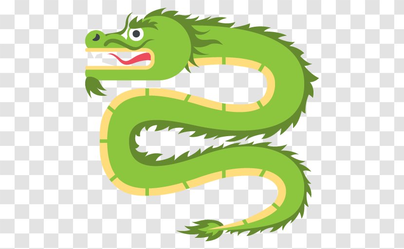 Emojipedia Chinese Dragon Symbol - Emoji Transparent PNG