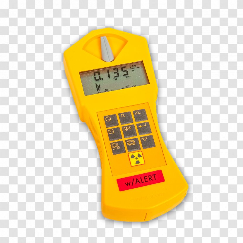 Geiger Counters Radiation Protection Gamma Alarm Device Telephony - Measuring Instrument Transparent PNG