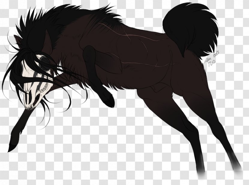 Mane Mustang Dog Six Kalimas Art - Silhouette Transparent PNG