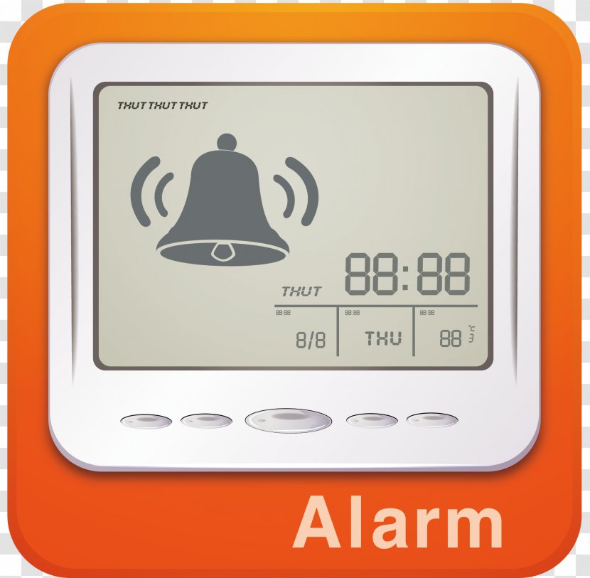 Mobile Phone Alarm Clock Transparent PNG