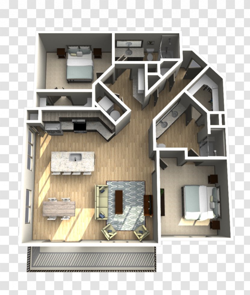 Floor Plan Crescent Northpoint Apartments Building - Apartment Transparent PNG