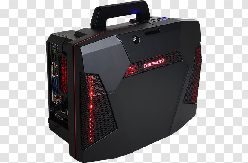 Computer Cases & Housings Laptop CyberPowerPC The Battle Box Desktop Computers - Personal Transparent PNG