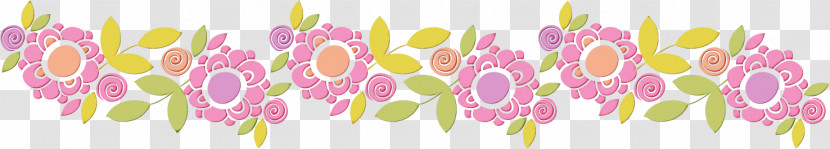 Pink Sticker Pattern Transparent PNG