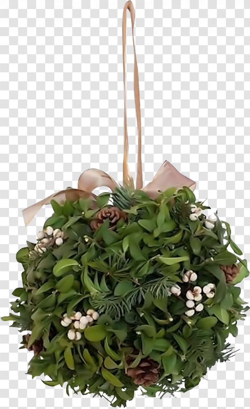 Floral Design Christmas Flower Bouquet Clip Art - Floristry - Green Ball Transparent PNG