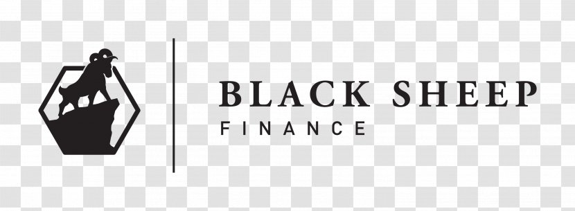 Logo Finance Money Debt Brand - Rectangle - Sheep BlACK Transparent PNG