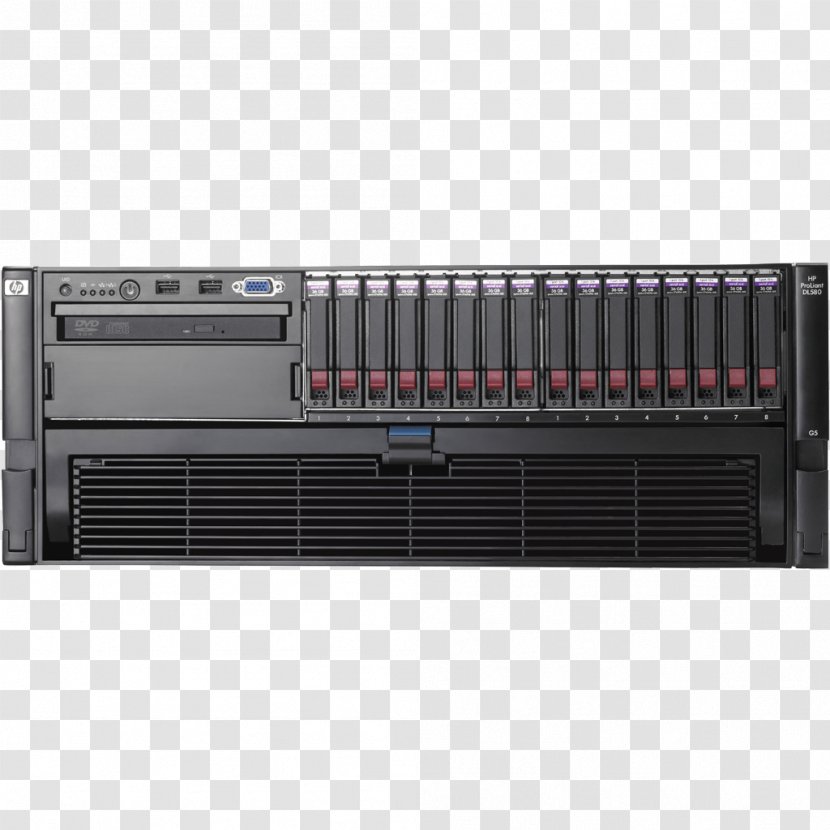 Hewlett-Packard HP ProLiant DL580 G5 Computer Servers Xeon - Hewlett Packard Enterprise Hpe Proliant Dl580 - Hewlett-packard Transparent PNG