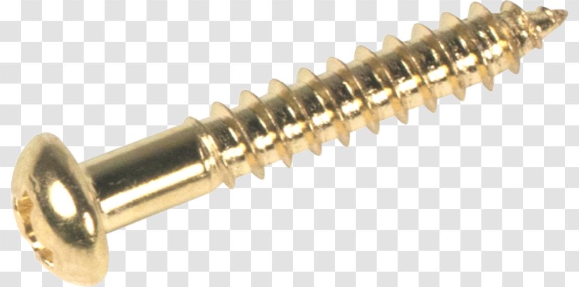 Brass Self-tapping Screw Fastener - Screws Product Transparent PNG