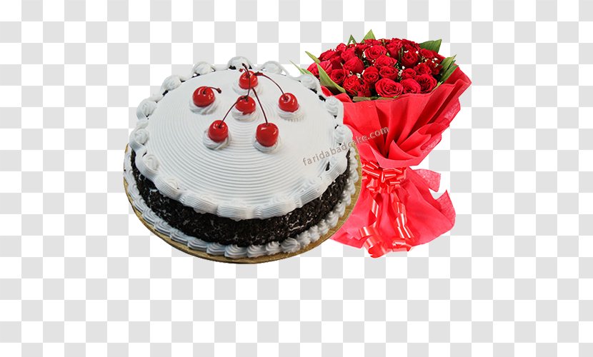 Black Forest Gateau Chocolate Cake Birthday Cream Bakery - Toppings Transparent PNG