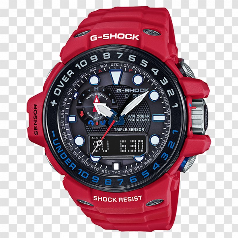 Master Of G G-Shock Casio Wave Ceptor Watch Transparent PNG