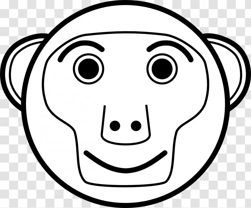 Primate Mask Monkey Chimpanzee Clip Art - Tree Transparent PNG