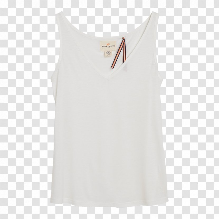 Shoulder Sleeveless Shirt Outerwear Blouse - White - Dress Transparent PNG