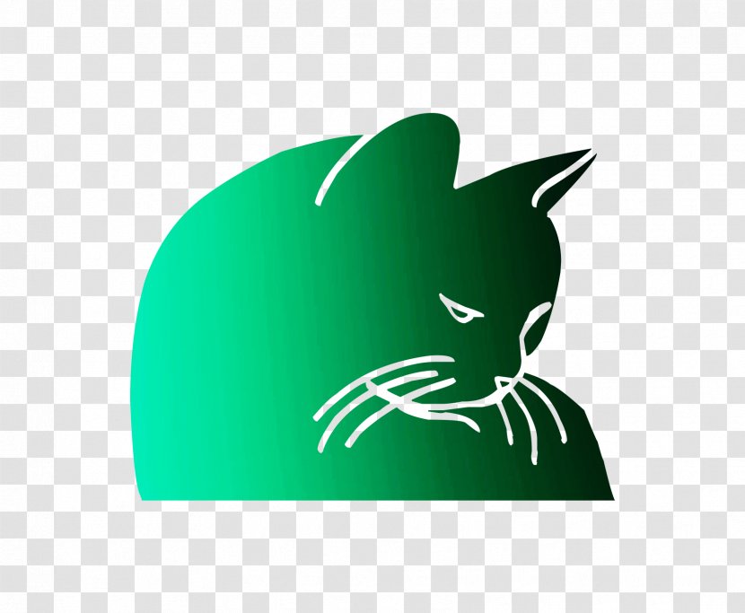 Whiskers Cat Clip Art Logo Brand - Cap Transparent PNG