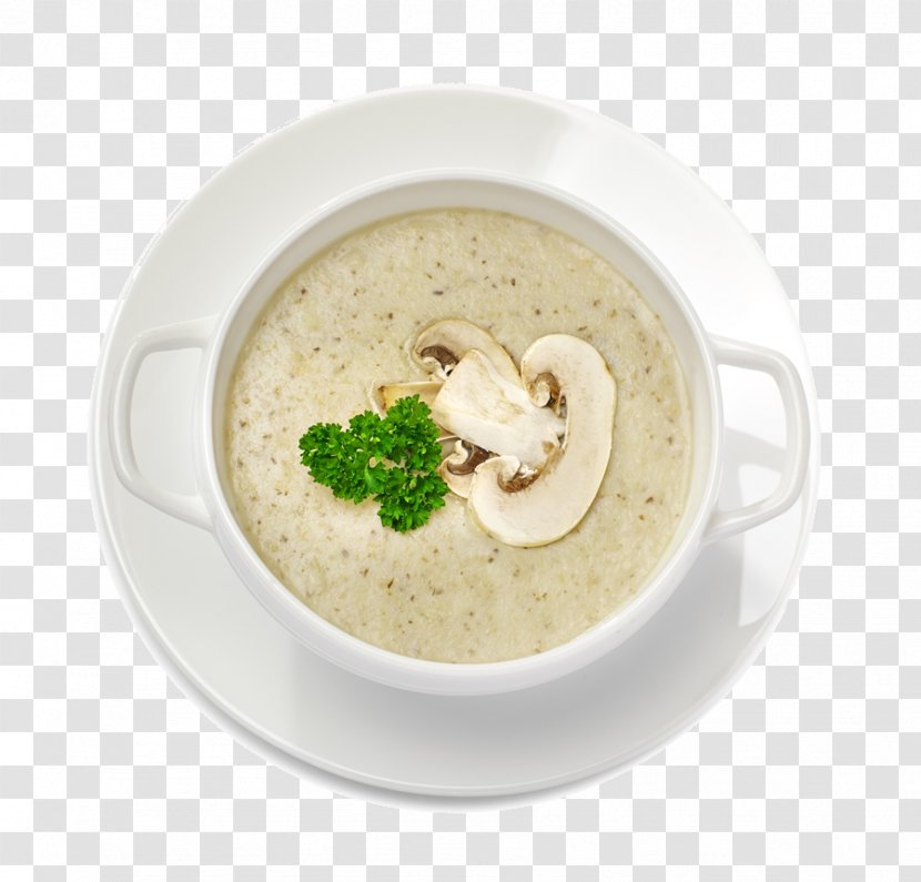 Leek Soup Cream Of Mushroom Fizzy Drinks Vegetarian Cuisine - Clam Chowder - Tea Transparent PNG