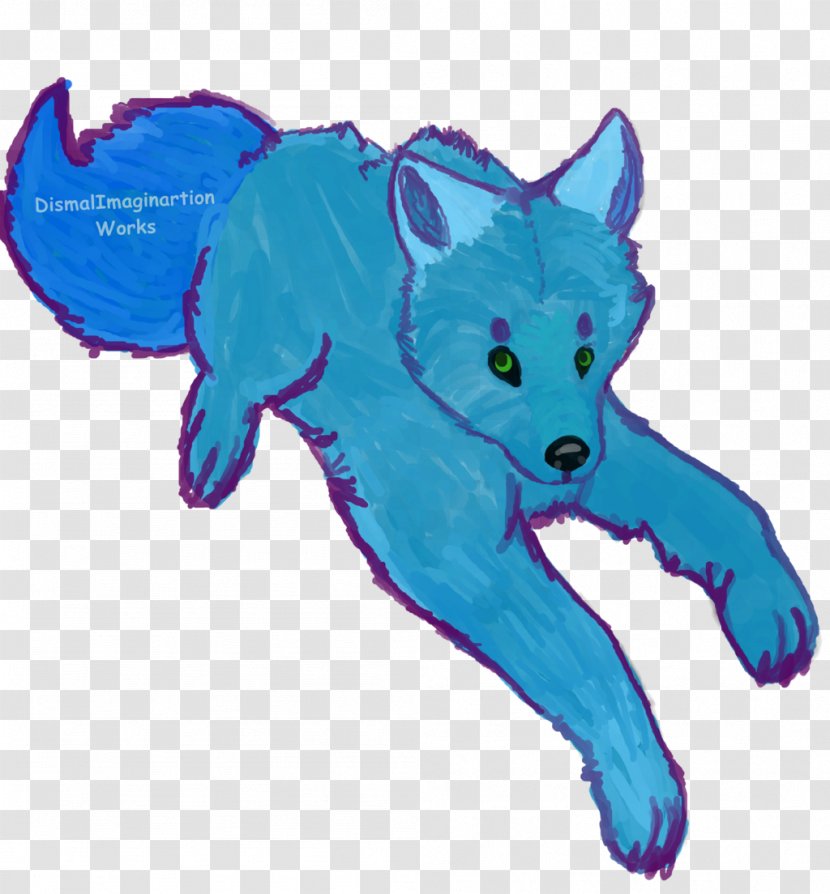 Dog Watercolor Painting Drawing Sketch - Blue Water Paint Transparent PNG