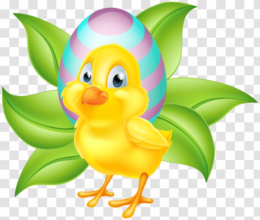 Easter Bunny Chicken Clip Art - Yellow - Chick Image Transparent PNG