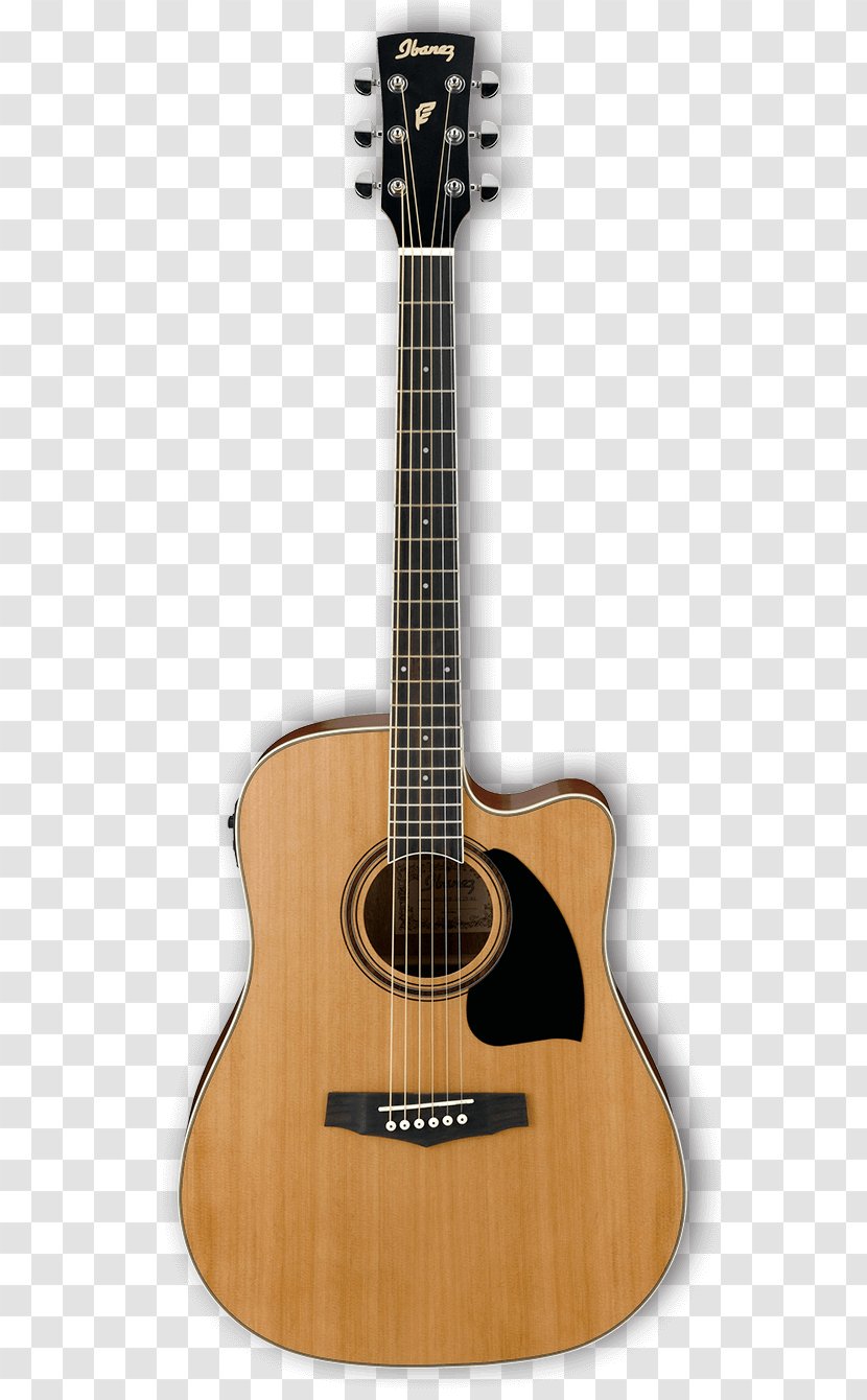 Ibanez Acoustic Guitar Acoustic-electric Dreadnought - Tree Transparent PNG