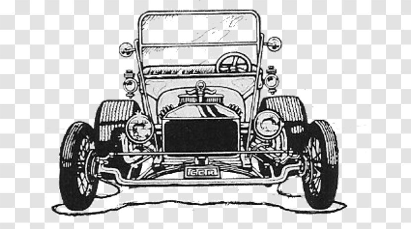 Vintage Car Ford Model T Hot Rod T-bucket - Antique - Cutome Auto Body Before And After Transparent PNG