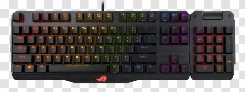 Computer Keyboard Amazon.com ASUS Republic Of Gamers Gaming Keypad - Rgb Color Model Transparent PNG
