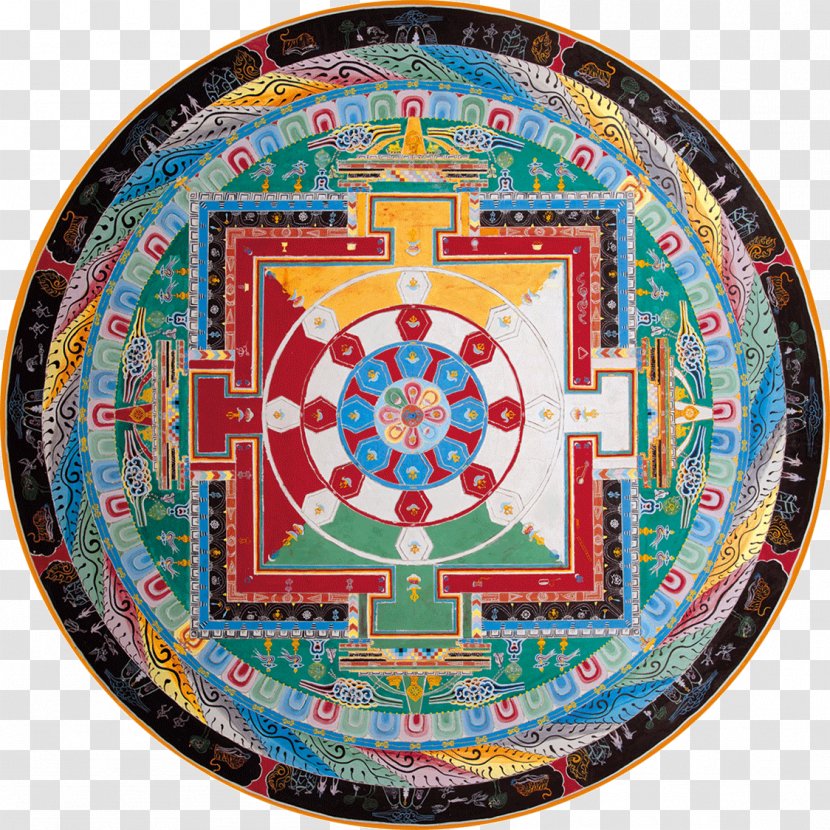 Heruka Mandala Cakrasaṃvara Tantra Yantra Vajrayogini - Plate - Tibetan Medicine Transparent PNG