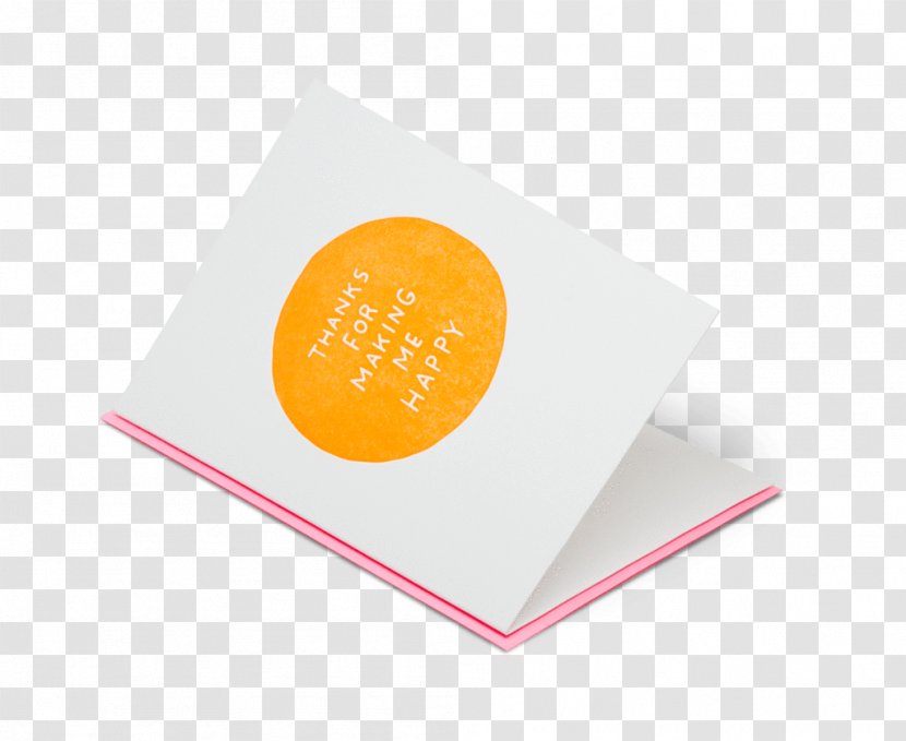 Brand Font - Orange - Supermarket Card Design Transparent PNG