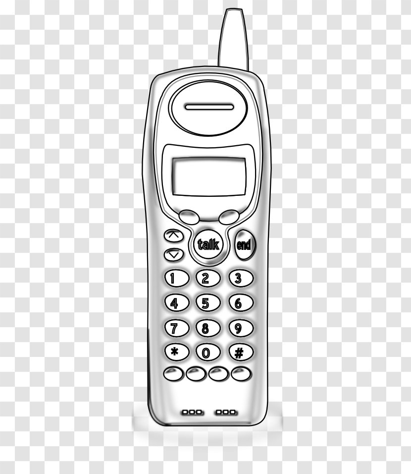 Coloring Book Cordless Telephone - Booth Transparent PNG