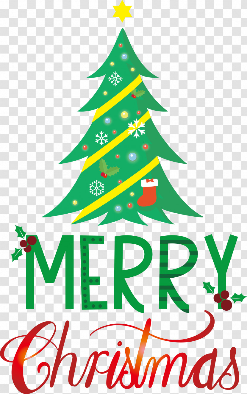 Merry Christmas Christmas Tree Transparent PNG