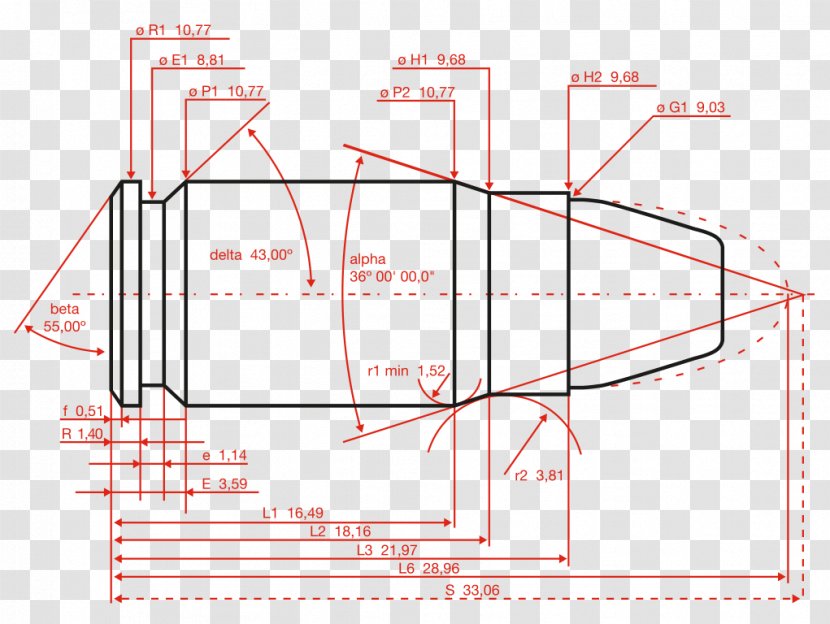 .357 SIG Cartridge Magnum Sauer Cartuccia - Pistol - Ammunition Transparent PNG