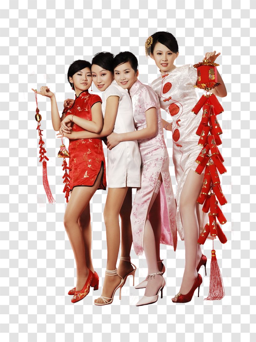Chinese New Year Year's Day Lunar Bainian - Heart Transparent PNG