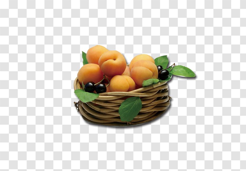 Fruit Apricot Basket - Citrus - Apricots Transparent PNG