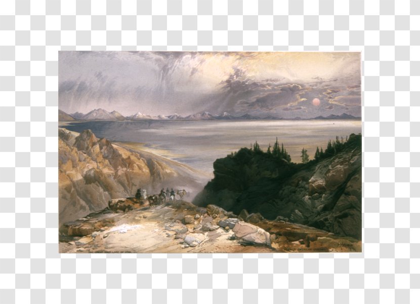 Great Salt Lake Artist Loch Painting - Utah Transparent PNG