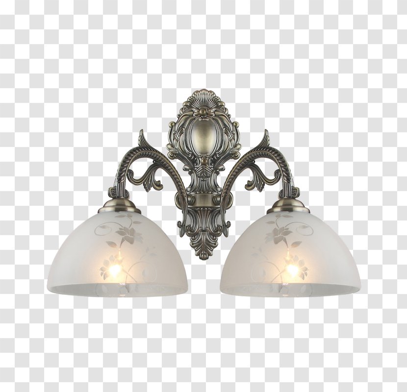 Light Fixture Chandelier Sconce Torchère Бра Coloseo 80374/2w - Bronze - Colosseo Transparent PNG