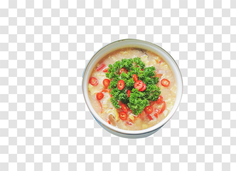 Canh Chua Porridge Polenta Breakfast Gruel - Tomato Pepper Transparent PNG