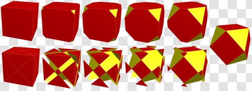 Truncated Cube Truncation Octahedron Transparent PNG