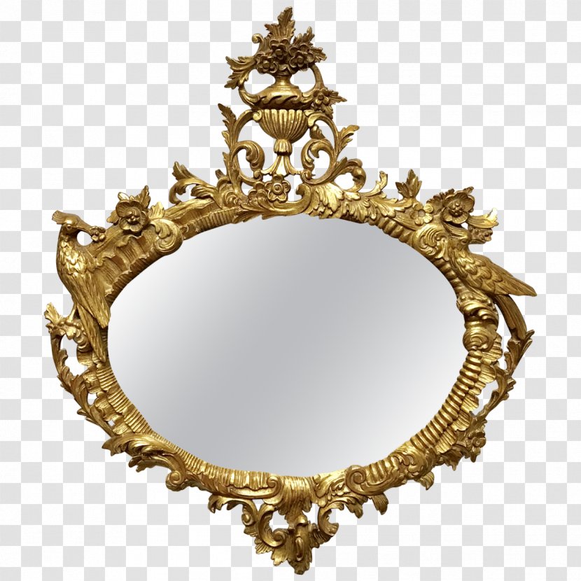 01504 Brass Mirror Transparent PNG