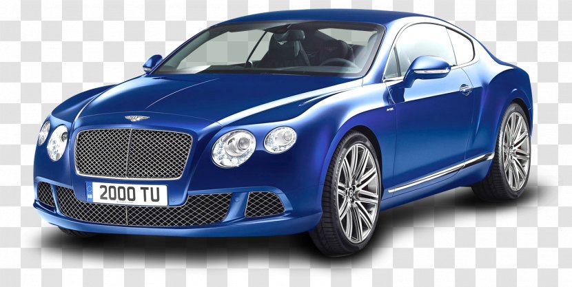 2012 Bentley Continental GT 2018 2013 Speed 2014 - Personal Luxury Car - Blue Transparent PNG