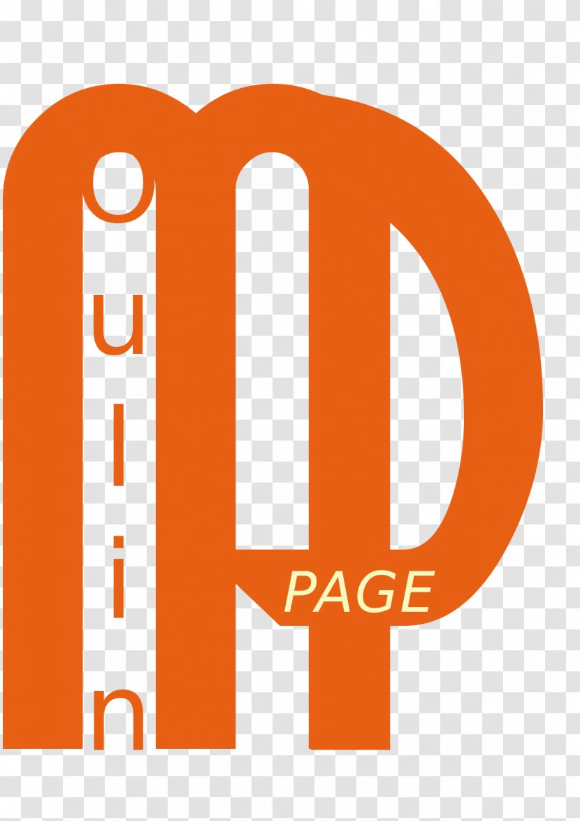 Logo Brand Number - Orange - Design Transparent PNG