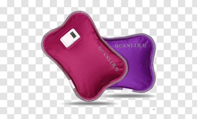 Hot Water Bottle Bottled Heater - Purple - Charging Transparent PNG