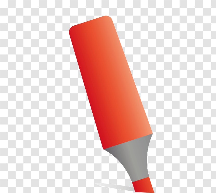 Angle Font - Red - Pen Transparent PNG