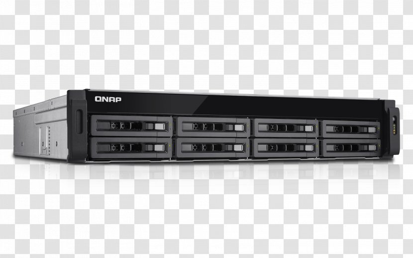 Network Storage Systems QNAP TES-1885U 10 Gigabit Ethernet TVS-EC1280U-SAS-RP - Qnap Inc - Disk Array Transparent PNG