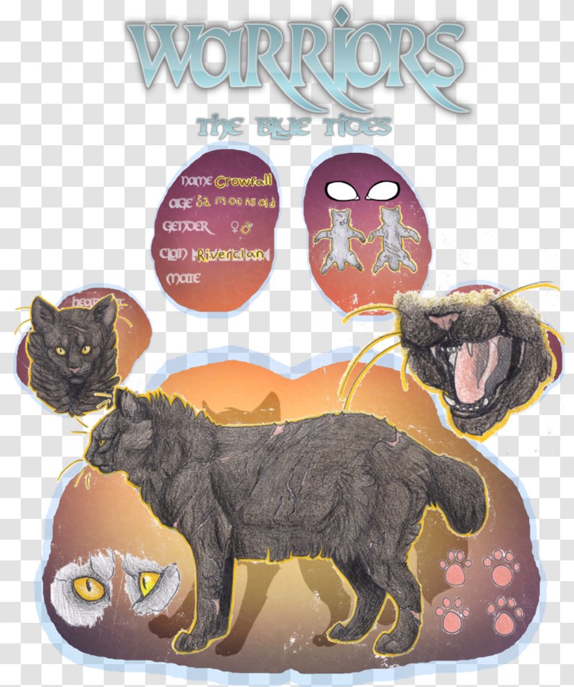Warriors Popular Cat Names ThunderClan Battles Of The Clans - Adoption - Crowfall Art Transparent PNG