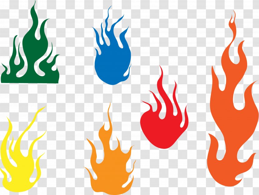 Flame Fire Clip Art - Cartoon - Color Fireworks Vector Transparent PNG