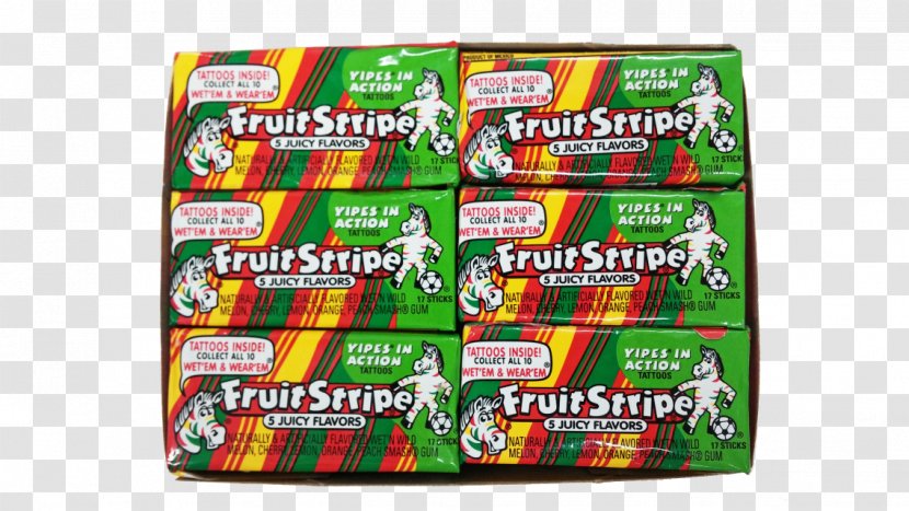 Chewing Gum Vegetarian Cuisine Fruit Stripe 0 - Snack Transparent PNG
