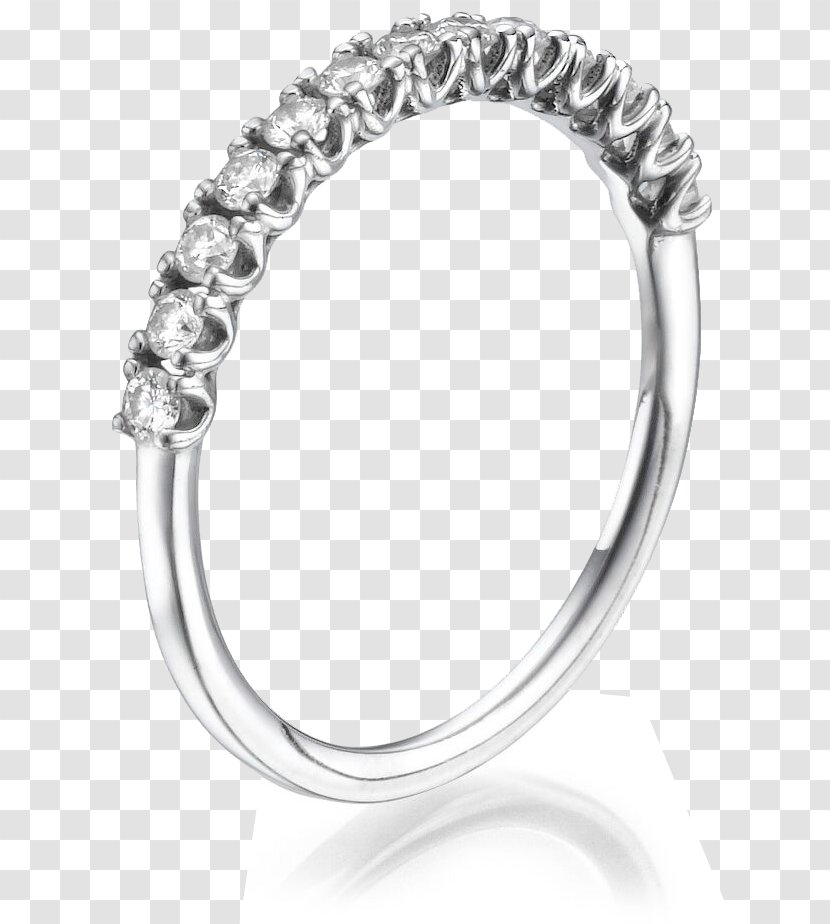 Wedding Ring Silver Bangle - Rings Transparent PNG
