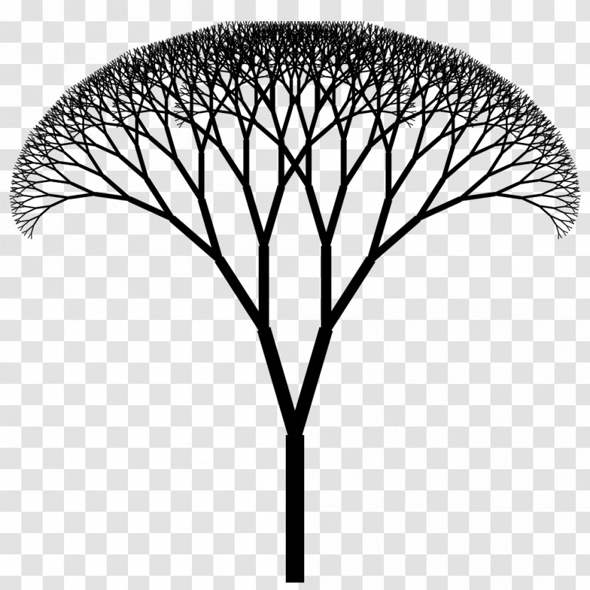 Fractal Canopy Geometry Tree Index H - Woody Plant - Structure Transparent PNG