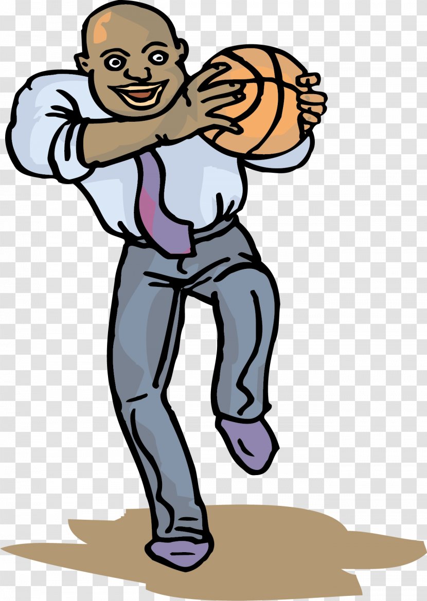 Cartoon Clip Art - Flower - Free To Pull The Material Playing Basketball Image Transparent PNG